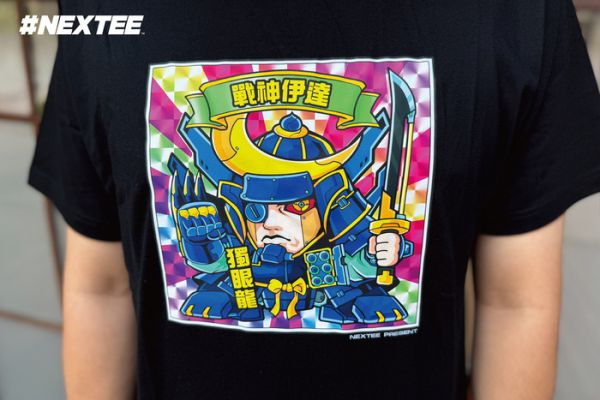 NEXTee KIRAKIRABUSI 戰神伊達 短袖T恤 黑色 NEXTee KIRAKIRABUSI 戰神伊達 短袖T恤 黑色