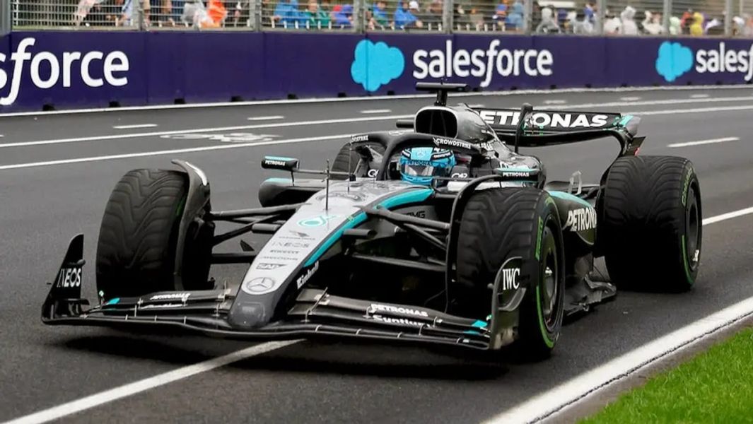 SPARK 1/64 賓士車隊 Mercedes W16 No.63 Mercedes-AMG PETRONAS Formula One Team 3rd Australian GP 2025 George Russell SPARK 1/64 賓士車隊 Mercedes W16 No.63 Mercedes-AMG PETRONAS Formula One Team 3rd Australian GP 2025 George Russell