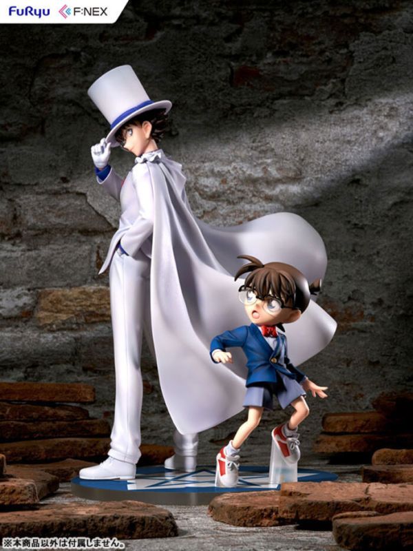 FURYU 1/7 江戶川柯南&怪盜基德 PVC完成品 FURYU 1/7 江戶川柯南&怪盜基德 PVC完成品
