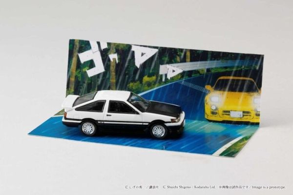 (預購) Hobby JAPAN 1/64 頭文字D 豐田 Toyota COROLLA LEVIN (AE86) / INITIAL D 秋山涉VS高橋啟介 對戰場合 附情境背景板 HJDMD008A 20260101 Hobby JAPAN 1/64 頭文字D 豐田 Toyota COROLLA LEVIN (AE86) / INITIAL D 秋山涉VS高橋啟介 對戰場合 附情境背景板 HJDMD008A