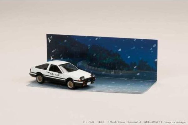 (預購) Hobby Japan 1/64 JDM64 豐田 Toyota SPRINTER TRUENO (AE86)/ INITIAL D HJDMD001F 拓海和夏樹場合 附雪景場景版 20260126 Hobby Japan 1/64 JDM64 豐田 Toyota SPRINTER TRUENO (AE86)/ INITIAL D HJDMD001F 拓海和夏樹場合 附雪景場景版