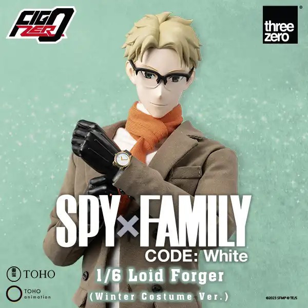threezero FigZero 1/6 SPY×FAMILY 間諜家家酒 洛伊德 佛傑 黃昏 冬季服裝版 threezero FigZero 1/6 SPY×FAMILY 間諜家家酒 洛伊德 佛傑 黃昏 冬季服裝版