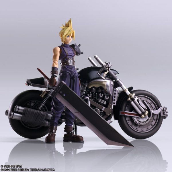 SQUARE ENIX BRING ARTS FF7 太空戰士7 最終幻想7 克勞德 & 重型機車 HARDY-DAYTONA 套組 可動完成品 SQUARE ENIX BRING ARTS FF7 太空戰士7 最終幻想7 克勞德 & 重型機車 HARDY-DAYTONA 套組 可動完成品