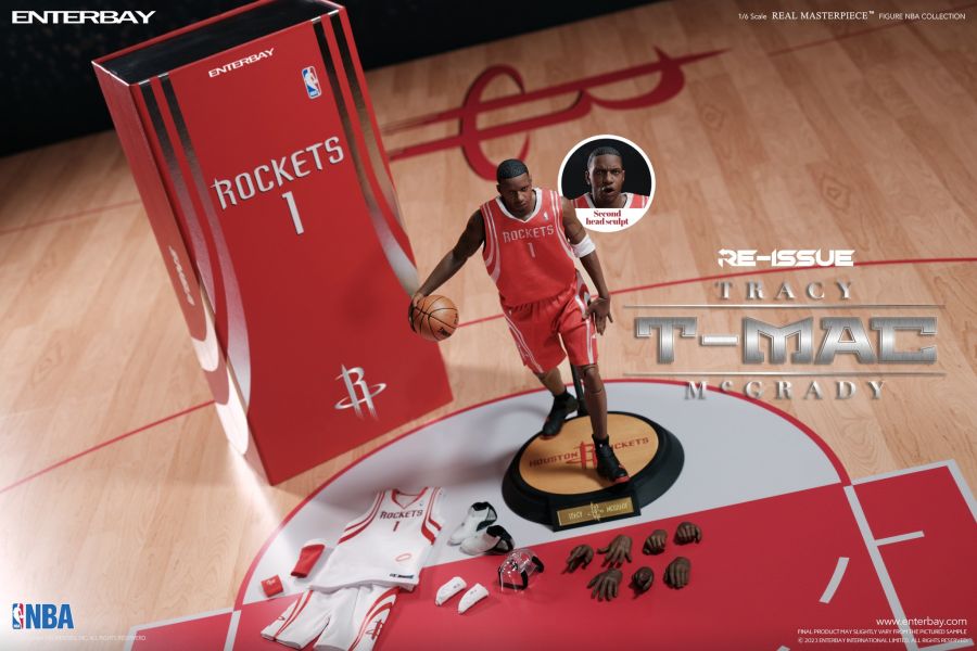 絕版斷貨中 ENTERBAY 1/6 NBA系列 崔西•麥葛瑞迪 Tracy McGrady T-Mac 休士頓火箭隊 可動完成品 ENTERBAY 1/6 NBA系列 崔西•麥葛瑞迪 Tracy McGrady T-Mac 休士頓火箭隊 可動完成品