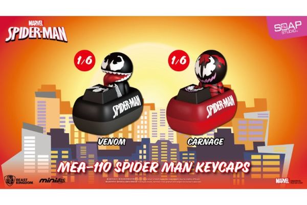 (預購) Beast kingdom 盲盒 蜘蛛人 鍵盤按鍵 MEA-110 全6+1種 一中盒6入販售 20251224 Beast kingdom 盲盒 蜘蛛人 鍵盤按鍵 MEA-110 全6+1種 一中盒6入販售