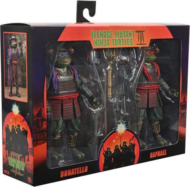 NECA 7吋 忍者龜III 時空武士 多納太羅&拉斐爾 武士 2入套組 可動完成品 NECA 7吋 忍者龜III 時空武士 多納太羅&拉斐爾 武士 2入套組 可動完成品