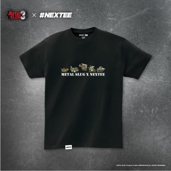 NEXTee 合金彈頭MetalSlug Vehicle 短袖T恤 黑&白 NEXTee 越南大戰MetalSlug Vehicle 短袖T恤 黑&白