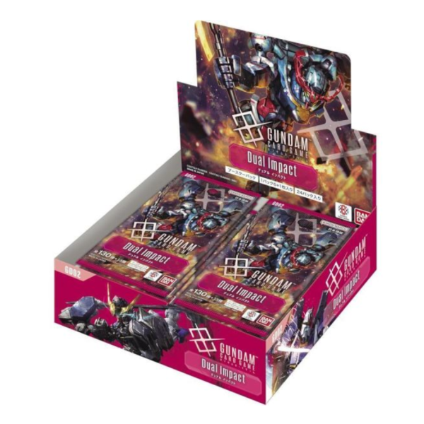 (預購) BANDAI 鋼彈卡牌遊戲 補充包 交疊衝擊 Dual Impact [GD02] (日文版) 一中盒24包入販售 20260907 BANDAI 鋼彈卡牌遊戲 補充包 交疊衝擊 Dual Impact [GD02] (日文版) 一中盒24包入販售