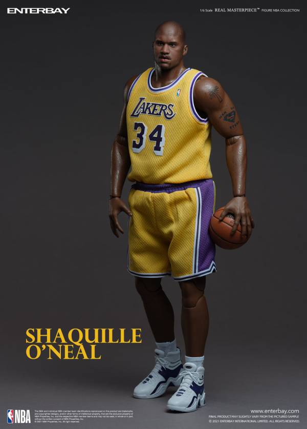 絕版斷貨中 ENTERBAY 1/6 NBA 湖人隊 Shaquille O'Neal 俠客歐尼爾 可動公仔 ENTERBAY,1/6,NBA,湖人隊,Shaquille O'Neal,俠客歐尼爾,可動,公仔,俠客,歐尼爾,大掃帚,