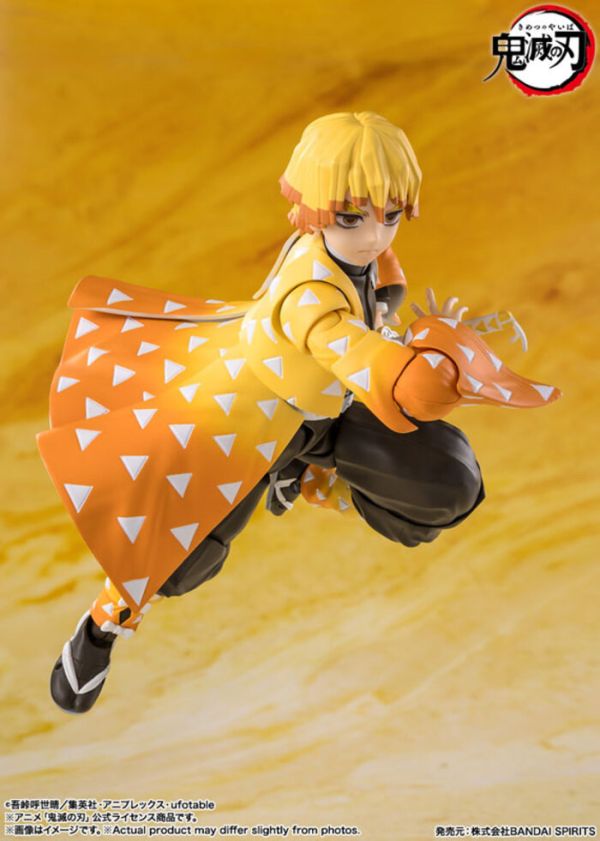 BANDAI S.H.Figuarts SHF 鬼滅之刃 我妻善逸 可動完成品 BANDAI S.H.Figuarts SHF 鬼滅之刃 我妻善逸 可動完成品