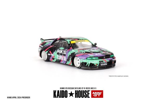 KAIDO HOUSE x MINIGT 1/64 日產 Nissan Skyline GT-R R33 HKS V1 KAIDO HOUSE x MINIGT 1/64 日產 Nissan Skyline GT-R R33 HKS V1