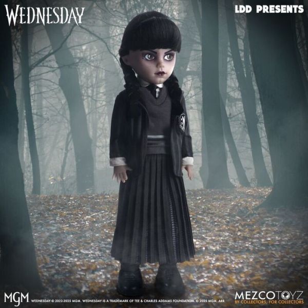 MEZCO TOYZ 活死人娃娃系列 Netflix Wednesday 星期三 奈落學院制服 可動完成品 MEZCO TOYZ 活死人娃娃系列 Netflix Wednesday 星期三 奈落學院制服 可動完成品