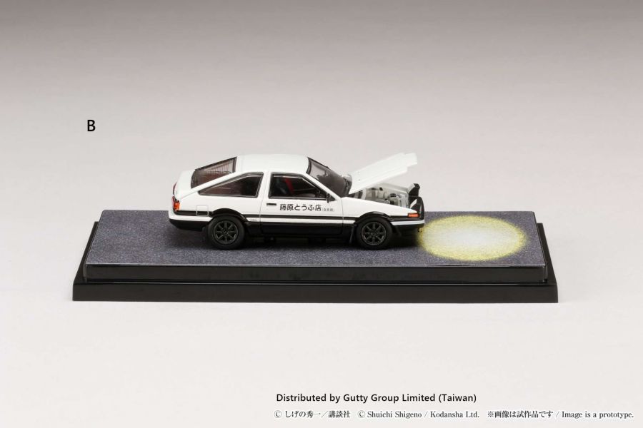 Hobby JAPAN 1/64 豐田 Toyota SPRINTER TRUENO GT APEX (AE86) / 頭文字D場景系列 藤原拓海 VS 秋山渉 正丸山道戰 HJ641052DC Hobby JAPAN 1/64 豐田 Toyota SPRINTER TRUENO GT APEX (AE86) / 頭文字D場景系列 藤原拓海 VS 秋山渉 正丸山道戰 HJ641052DC
