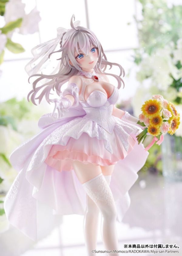 (預購) KADOKAWA 1/7 不時輕聲地以俄語遮羞的鄰座艾莉同學 艾莉莎‧米哈伊羅夫納‧九條 結婚禮服Ver. PVC完成品 20260201 KADOKAWA 1/7 不時輕聲地以俄語遮羞的鄰座艾莉同學 艾莉莎‧米哈伊羅夫納‧九條 結婚禮服Ver. PVC完成品