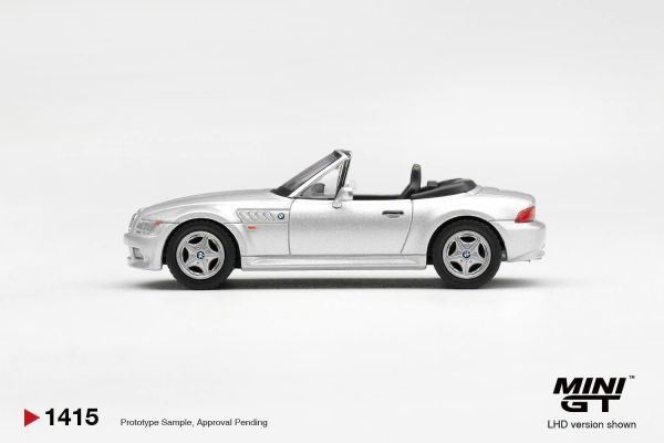 (預購) [吊卡版] [盒裝版 LHD RHD] MINIGT 1/64 寶馬 BMW Z3 Titanium Silver 分別販售 20261022 [吊卡版] [盒裝版 LHD RHD] MINIGT 1/64 寶馬 BMW Z3 Titanium Silver 分別販售