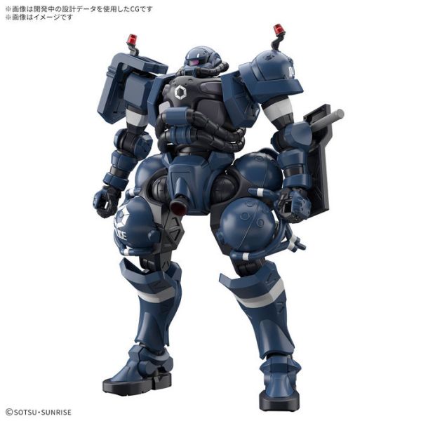 BANDAI 1/144 HG 機動戰士鋼彈 軍警薩克 組裝模型 BANDAI 1/144 HG 機動戰士鋼彈 軍警薩克 組裝模型