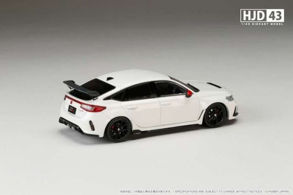 Hobby JAPAN 1/43 本田 Honda CIVIC TYPE-R (FL5) 十一代喜美 冠軍白 HJD431002W Hobby JAPAN 1/43 本田 Honda CIVIC TYPE-R (FL5) 十一代喜美 冠軍白 HJD431002W