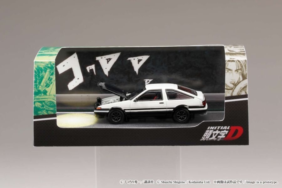 Hobby JAPAN 1/64 豐田 Toyota SPRINTER TRUENO GT APEX (AE86) / 頭文字D場景系列 藤原拓海 VS 舘智幸 栃木縣山道戰 HJ641052DD Hobby JAPAN 1/64 豐田 Toyota SPRINTER TRUENO GT APEX (AE86) / 頭文字D場景系列 藤原拓海 VS 舘智幸 栃木縣山道戰 HJ641052DD