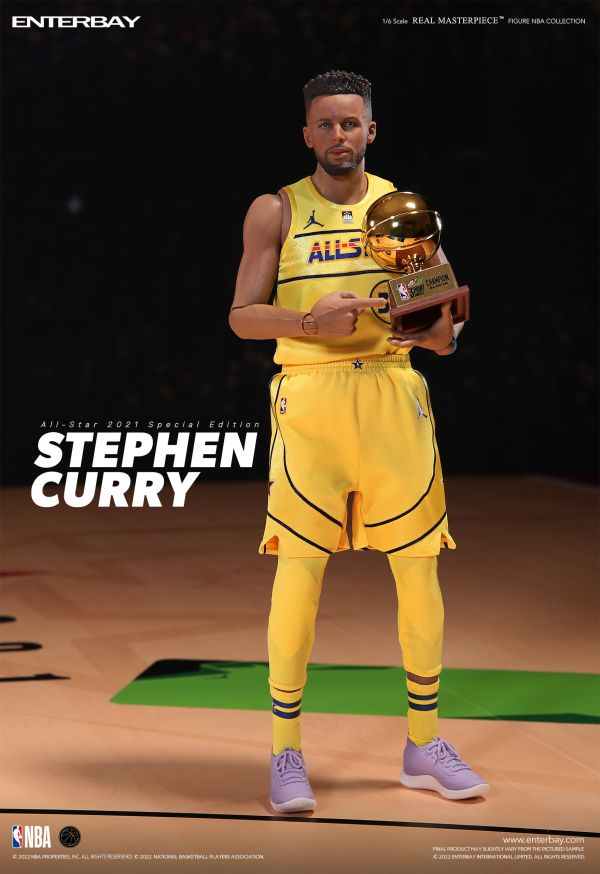 絕版斷貨中 ENTERBAY 1/6 Stephen Curry 史蒂芬柯瑞 NBA 2021 全明星賽 ENTERBAY 1/6 Stephen Curry 史蒂芬柯瑞 NBA 2021 全明星賽