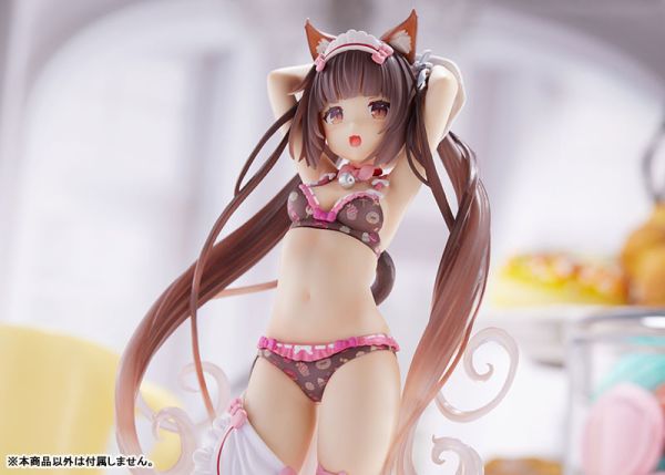 [再販] PLUM 1/7 貓娘樂園 NEKOPARA 巧克力 Lovely Sweets Time PVC PLUM,1/7,貓娘樂園,NEKOPARA,巧克力,打扮時光,PVC,