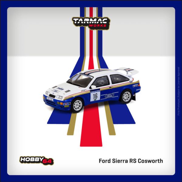 TARMAC WORKS 1/64 福特 Ford Sierra RS Cosworth 紐西蘭拉力賽1989 參戰車 T64-058-89NZR16 TARMAC WORKS 1/64 福特 Ford Sierra RS Cosworth 紐西蘭拉力賽1989 參戰車 T64-058-89NZR16