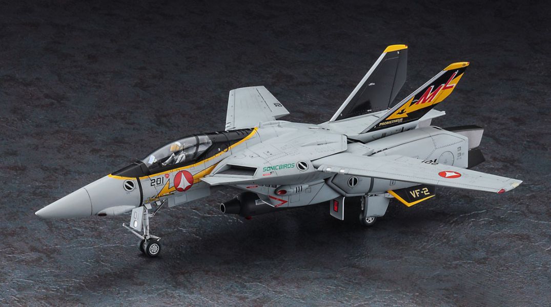 HASEGAWA 長谷川 1/48 超時空要塞 MACROSS VF-1A 女武神 VF-2 Sonic Birds 組裝模型 HASEGAWA 長谷川 1/48 超時空要塞 MACROSS VF-1A 女武神 VF-2 Sonic Birds 組裝模型