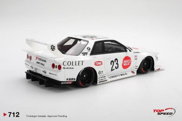 (預購) Topspeed 1/18 日產 LBWK Nissan Skyline GT-R (R32) Kaido Works LB-Hinomaru TS0712 20260421 Topspeed 1/18 日產 LBWK Nissan Skyline GT-R (R32) Kaido Works LB-Hinomaru TS0712
