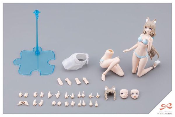 (預購) Kotobukiya 壽屋 1/10 創彩少女庭園 獸耳模擬人形小姐【泳裝】狐狸 JK112 組裝模型 20261006 Kotobukiya 壽屋 1/10 創彩少女庭園 獸耳模擬人形小姐【泳裝】狐狸 JK112 組裝模型