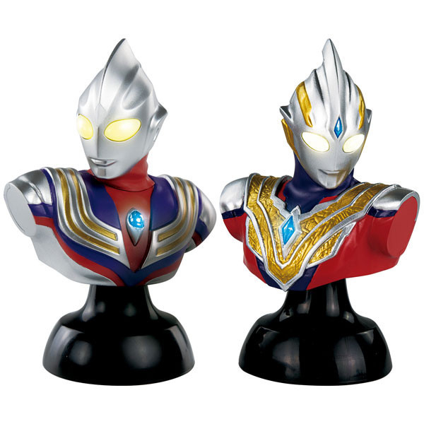 BANDAI 超人力霸王 銀河發光系列 超人力霸王迪卡&超人力霸王特利卡 BANDAI 超人力霸王 銀河發光系列 超人力霸王迪卡&超人力霸王特利卡