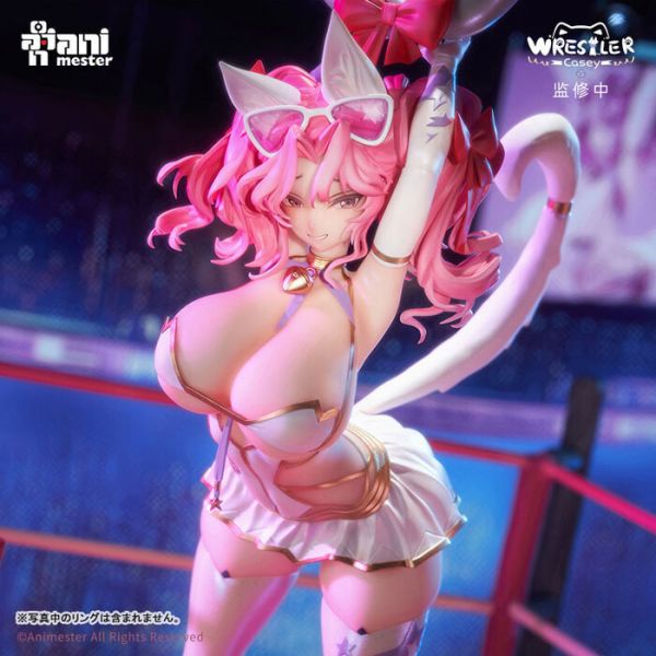 AniMester 大漫匠 1/6 綿綿喵摔跤手 凱茜 真毛絨&追視眼 PVC完成品 AniMester 大漫匠 1/6 綿綿喵摔跤手 凱茜 真毛絨&追視眼 PVC完成品