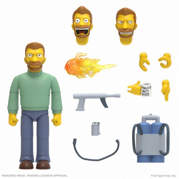 Super7 7吋 辛普森家庭 The Simpsons 漢克·斯科皮奧 Hank Scorpio Wave2 可動完成品 Super7 7吋 辛普森家庭 The Simpsons 漢克·斯科皮奧 Hank Scorpio Wave2 可動完成品