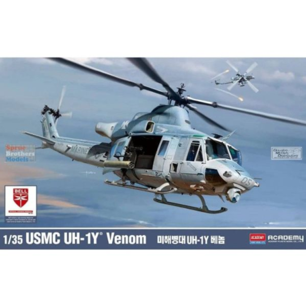 (預購) ACADEMY 1/35 USMC UH-1Y Venom 組裝模型 20251117 ACADEMY 1/35 USMC UH-1Y Venom 組裝模型