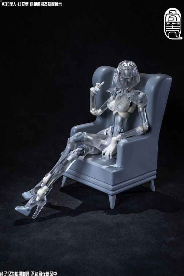 骨殼工坊 1/12 GK01FEC1 AI代理人 仕女型C1 透明版 可動完成品 骨殼工坊 1/12 GK01FEC1 AI代理人 仕女型C1 透明版 可動完成品
