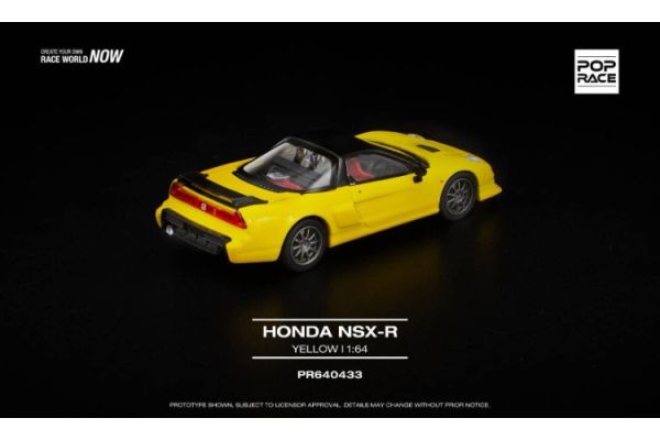 (預購) POP RACE 1/64 本田 HONDA NSX-R YELLOW PR640433 20251028 POP RACE 1/64 本田 HONDA NSX-R YELLOW PR640433