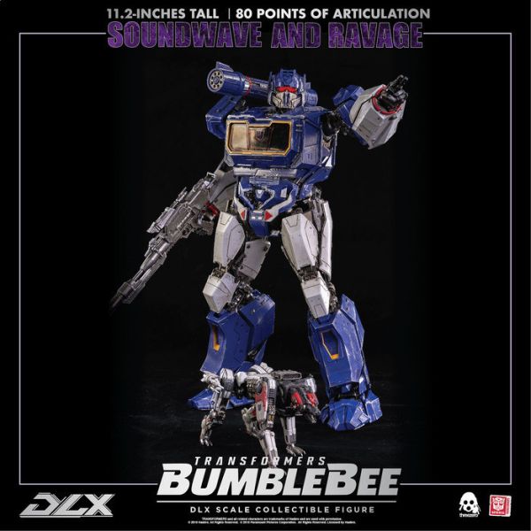 THREEZERO 變形金剛 大黃蜂 DLX 聲波及機械狗 可動完成品 THREEZERO 變形金剛 大黃蜂 DLX 聲波及機械狗 可動完成品