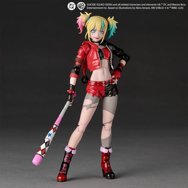KAIYODO 海洋堂 REVOLTECH 驚奇山口 異世界自殺突擊隊 哈莉·奎茵 可動完成品 KAIYODO 海洋堂 REVOLTECH 驚奇山口 異世界自殺突擊隊 哈莉·奎茵 可動完成品