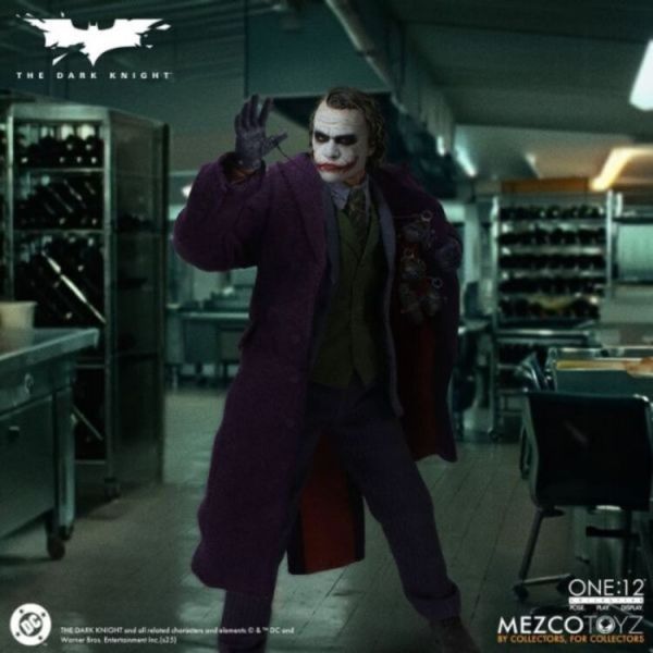 (預購) MEZCO TOYZ One:12 Collective 黑暗騎士 小丑 約17cm 可動人偶 20251007 (預購) MEZCO TOYZ One:12 Collective 黑暗騎士 小丑 約17cm 可動人偶 20251007
