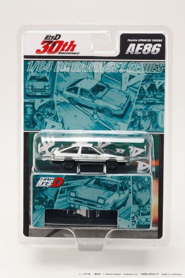 [吊卡版] 頭文字D 30周年紀念 Hobby JAPAN 1/64 豐田 Toyota SPRINTER TRUENO (AE86) / INITIAL D Takumi Fujiwara VS Tomoyuki Tachi HJDMD001B [吊卡版] 頭文字D 30周年紀念 Hobby JAPAN 1/64 豐田 Toyota SPRINTER TRUENO (AE86) / INITIAL D Takumi Fujiwara VS Tomoyuki Tachi HJDMD001B