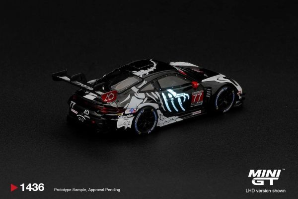 (預購) MINIGT 1/64 Porsche 911 GT3 R #77 Skeleton Rexy 2026 IMSA LHD（盒裝／吊卡版）分別販售 20261102 MINIGT 1/64 Porsche 911 GT3 R #77 Skeleton Rexy 2026 IMSA LHD（盒裝／吊卡版）分別販售