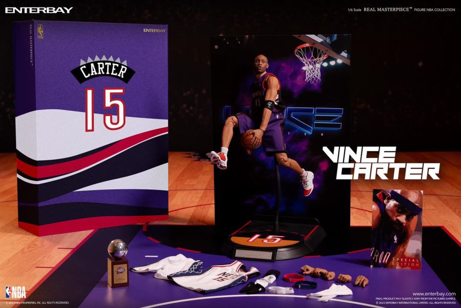 絕版斷貨中 ENTERBAY 1/6 NBA系列 暴龍隊/籃網隊 文斯卡特 Vince Carter 可動完成品 ENTERBAY 1/6 NBA系列 暴龍隊/籃網隊 文斯卡特 Vince Carter 可動完成品