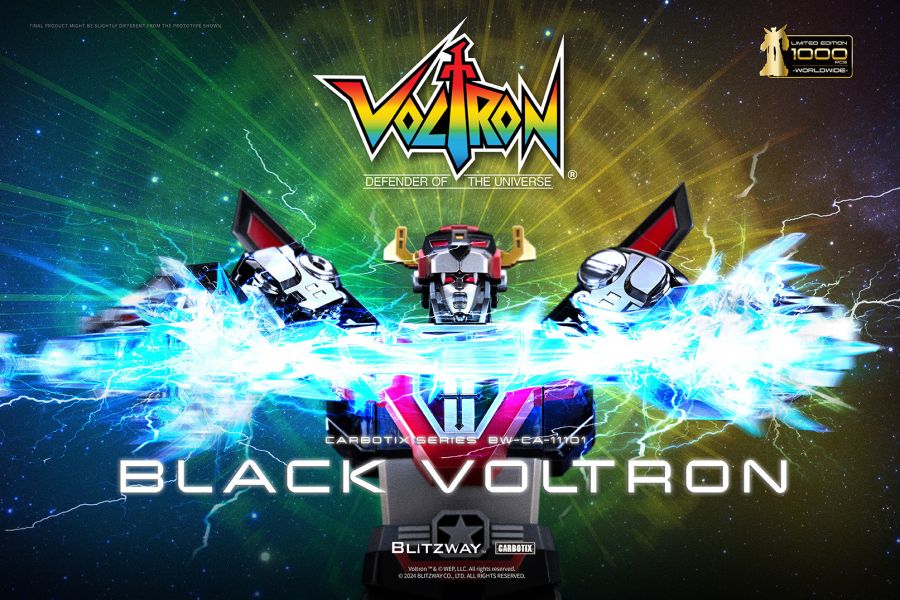 [黑色限定版] Blitzway CARBOTIX Voltron 五獅合體 百獸王 聖戰士 本體＆專用武器收納底座 分別販售 [黑色限定版] Blitzway CARBOTIX Voltron 五獅合體 百獸王 聖戰士 本體＆專用武器收納底座 分別販售