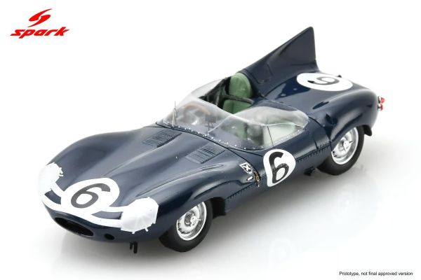 (預購) Spark 1/43 Jaguar D-type No.6 Le Mans 24H 1958 S2937 20260823 Spark 1/43 Jaguar D-type No.6 Le Mans 24H 1958 S2937