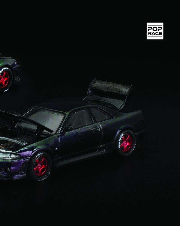 (預購) POP RACE 1/64 日產 Nissan SKYLINE GT-R R33 GHOST CHAMELEON (預購) POP RACE 1/64 日產 Nissan SKYLINE GT-R R33 GHOST CHAMELEON