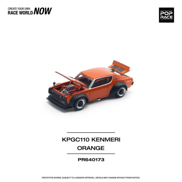 POP RACE 1/64 SKYLINE GT-R V8 DRIFT (KENMERI) 齋藤太吾 ORANGE PR640173 POP RACE 1/64 SKYLINE GT-R V8 DRIFT (KENMERI) 齋藤太吾 ORANGE PR640173