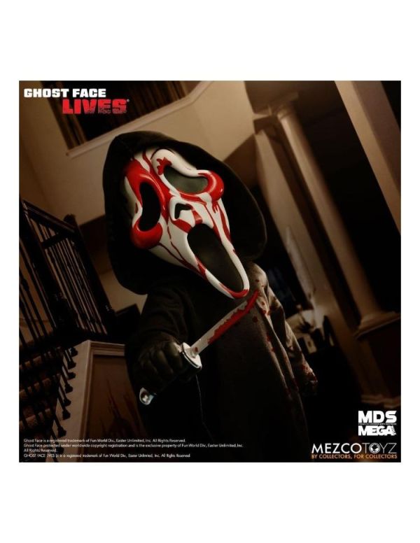 (預購) Mezco Toyz MDS Mega Scale 超大隻 驚聲尖叫 血腥鬼臉 15吋 可動完成品 20260319 Mezco Toyz MDS Mega Scale 超大隻 驚聲尖叫 血腥鬼臉 15吋 可動完成品