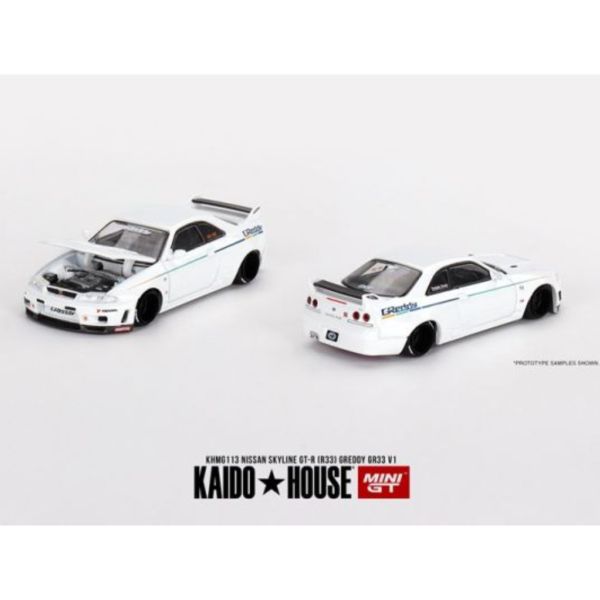 KAIDO HOUSE x MINIGT 1/64 日產 Nissan Skyline GT-R R33 Greddy GR33 V1 KAIDO HOUSE x MINIGT 1/64 日產 Nissan Skyline GT-R R33 Greddy GR33 V1