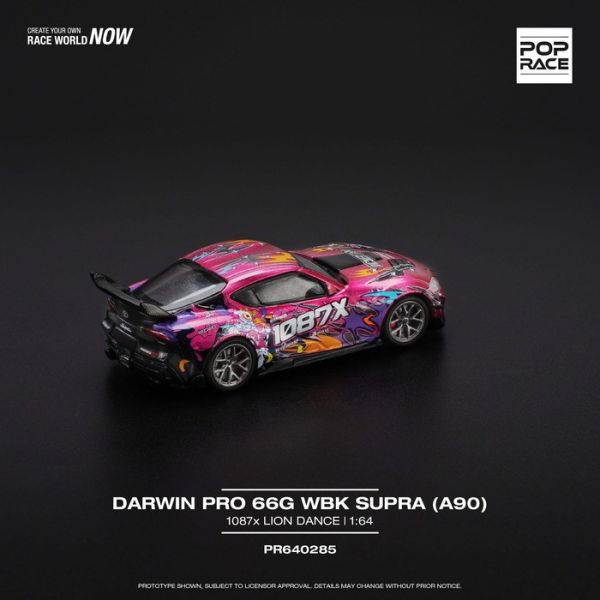 POP RACE 1/64 豐田 TOYOTA DARWIN PRO 66G WBK SUPRA (A90) - 1087X LION DANCE PR640285 POP RACE 1/64 豐田 TOYOTA DARWIN PRO 66G WBK SUPRA (A90) - 1087X LION DANCE PR640285