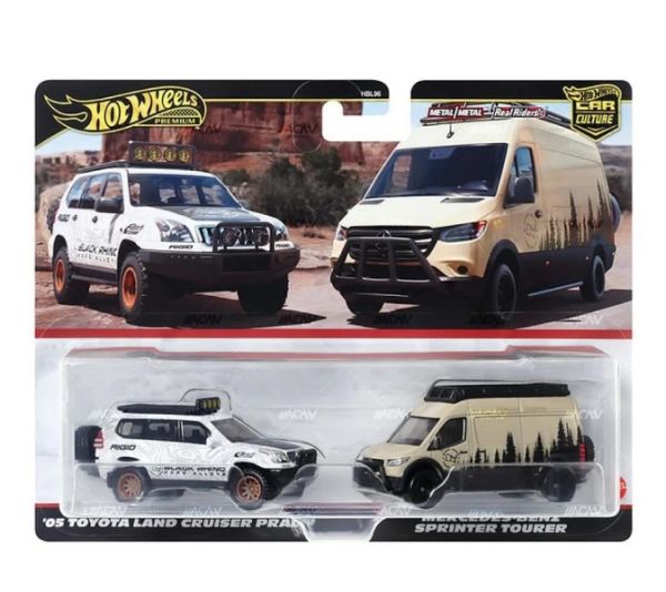 Hot wheels 風火輪 汽車文化雙車套裝 2005 豐田 TOYOTA LAND CRUISER PRADO & SPRINTER TOUTER Hot wheels 風火輪 汽車文化雙車套裝 2005 豐田 TOYOTA LAND CRUISER PRADO & SPRINTER TOUTER