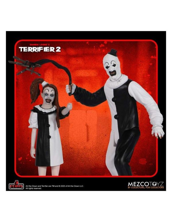 (預購) MEZCO TOYZ 5 Points 小丑亞特 小丑女孩 套組 3.75吋 可動完成品 20260101 MEZCO TOYZ 5 Points 小丑亞特 小丑女孩 套組 3.75吋 可動完成品