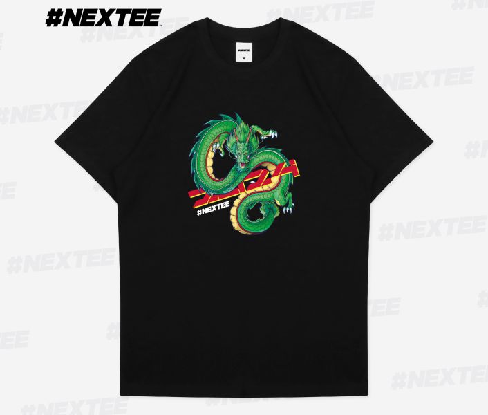 NEXTee NEXT系列 NEXT龍 短袖T恤 黑色 NEXTee NEXT系列 NEXT龍 短袖T恤 黑色